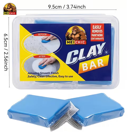 2pcs Magic Auto Clay Bar - Pro Eliminates Tar