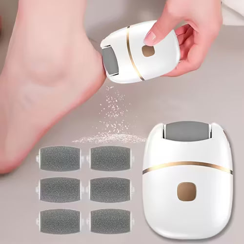 Electric Foot Scrubber Rechargeable/with 6
