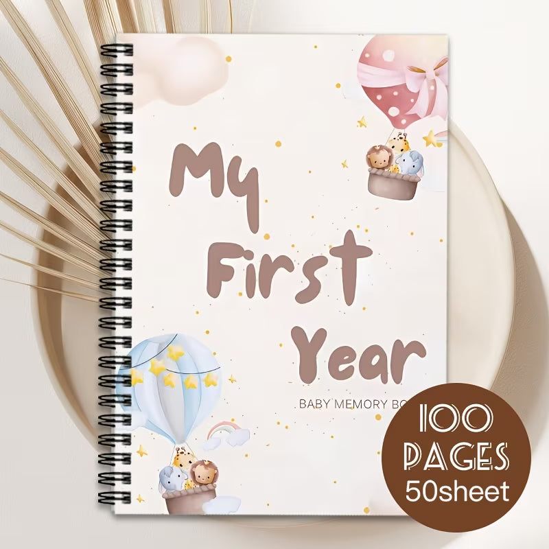 1pc Spiral-Bound Cute Baby Notebook