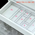 3/7/8/25pcs Multifunctional Acrylic Transparent Drawer