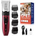 1pc Rechargeable Low-Noise Electric Pet Clipper