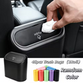 Spill-Proof Mini Car Trash Can with Lid