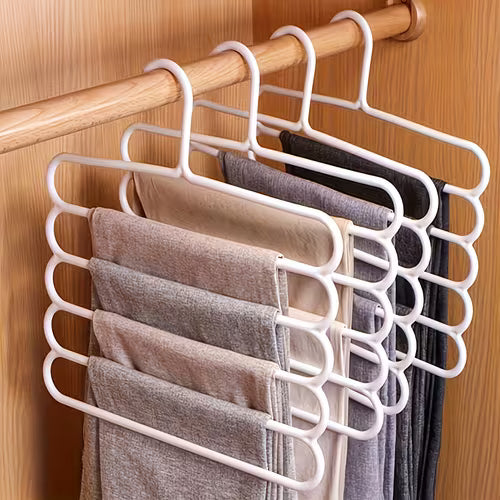 2pcs Multifunctional 5-Layer Pants Hangers | Durable