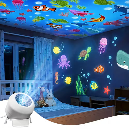Creative LED Projector Night Light