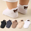 5 Pairs Baby Spring And Summer Breathable Short Socks