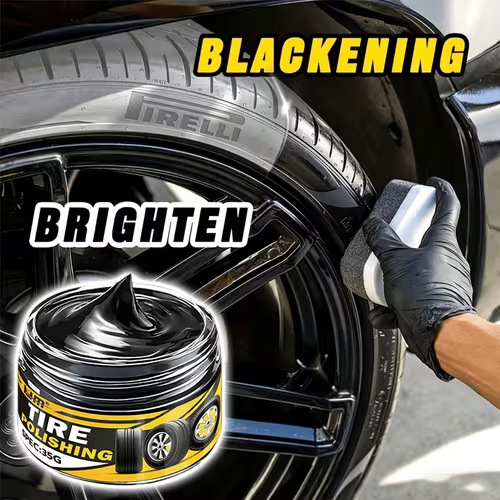 Upgraded Premium Black Car Tire Wax - Perfectly