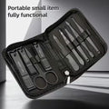 10pcs Set (9 Nail Tools + 1 Storage Bag) Premium