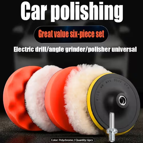 6pcs Polishing Set for Car Beauty