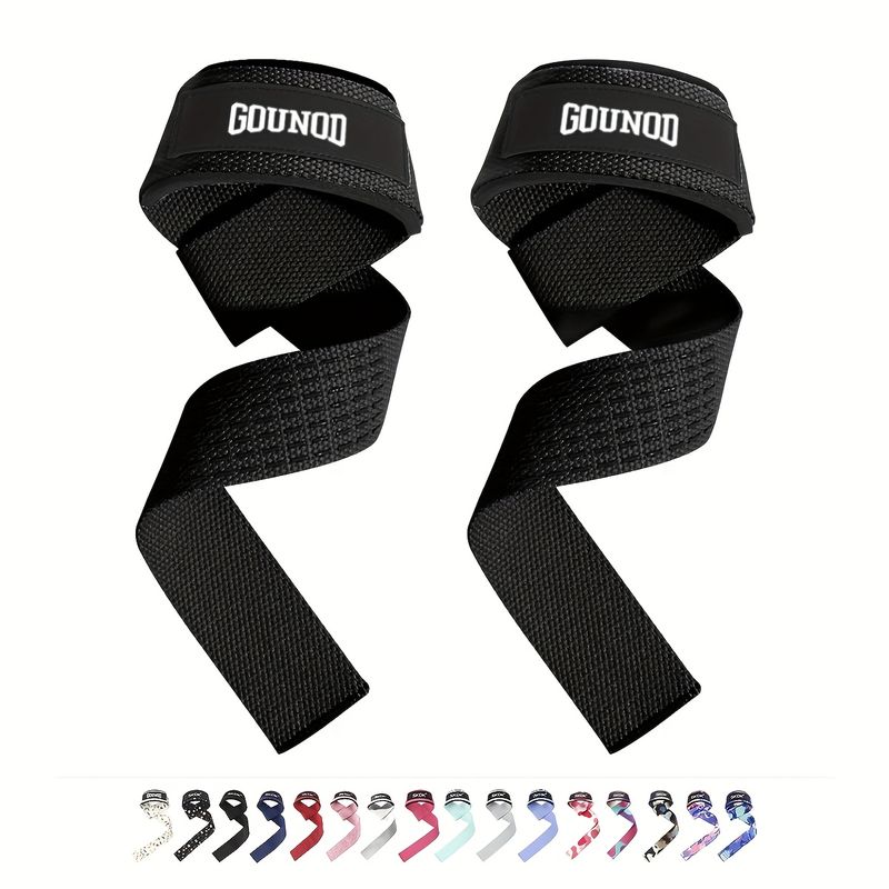 1 Pair Adjustable Weight Lifting Wrist Straps