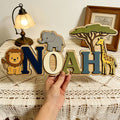 25cm X 13cm Custom Noah's Ark Hunting Jungle Themed