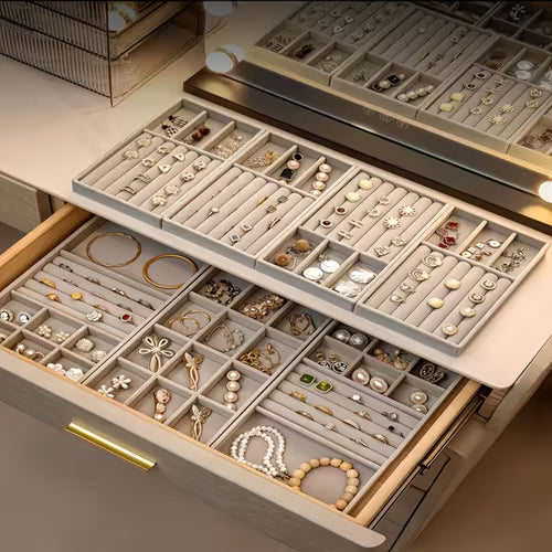 8pcs Jewelry Towers & Organizers Set with 6 Jewelry