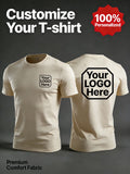 Men's Custom Crew Neck Quick-Dry T-Shirt