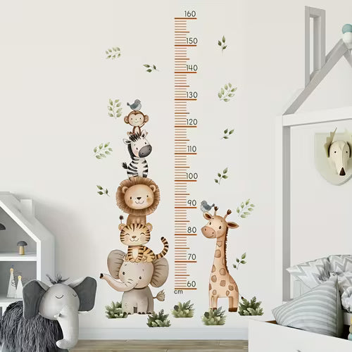 Cartoon Giraffe Elephant Zebra Animal Acrobatics