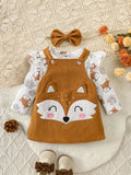 Little Fox Autumn Story Velvet Set