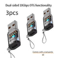 3pcs 120W USB-A to Type-C Adapter