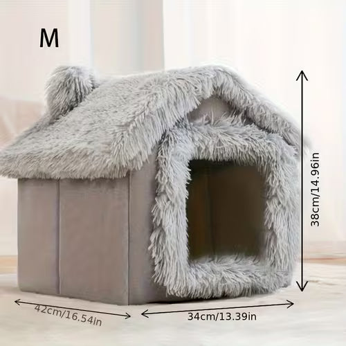 Comfortable Plush Pet Bed For Cats And Dogs