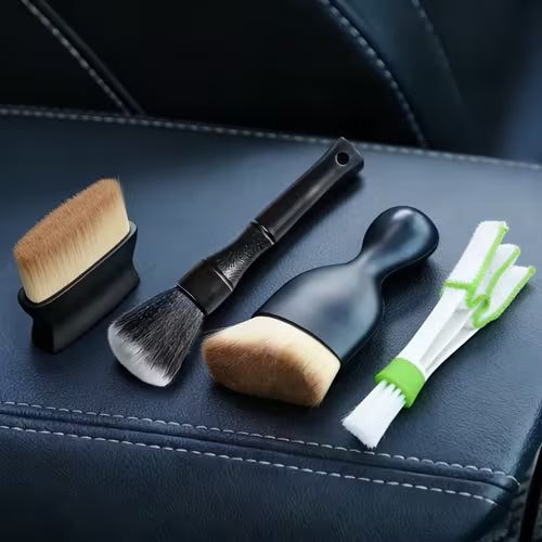 Soft-Bristle Cleaning Brush Tool Set Designed for Car