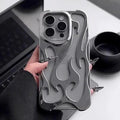 Hollow Cold Flame Electroplated Glossy Phone Case