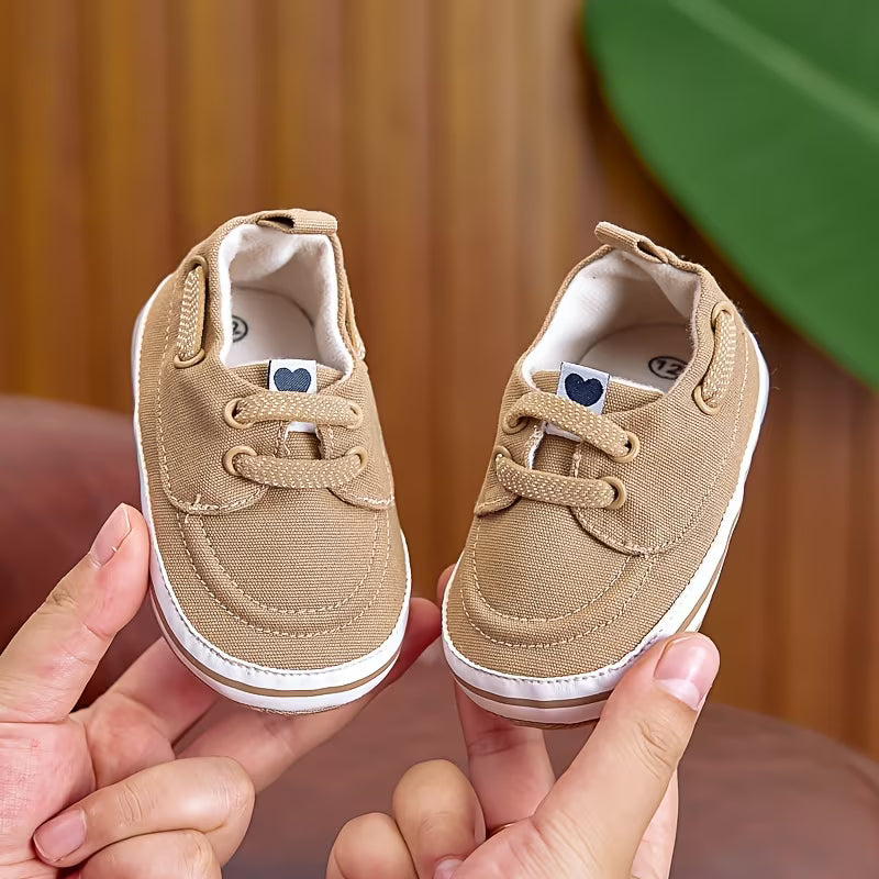 Casual Slip-On Canvas Footwear for Newborns 0-1 Year