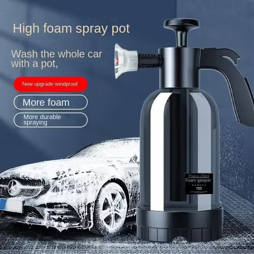 2L Capacity Handheld Foam Sprayer with Two Nozzles