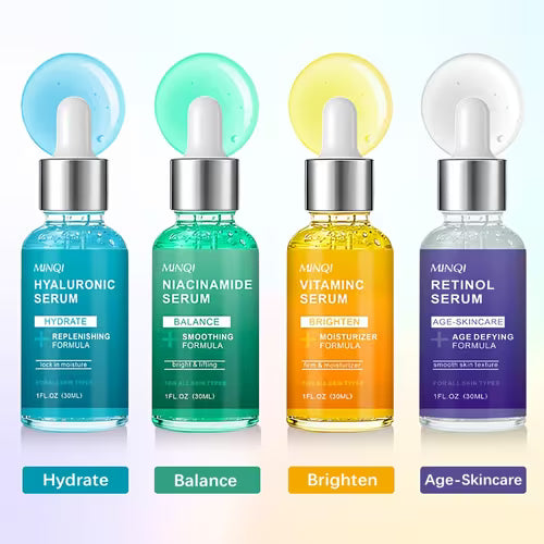 Day & Night Facial Essence 4pcs Set/Enriched with