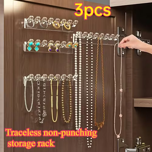 3pcs Tangle-Free Jewelry Display Stand