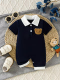 Baby Boy Bear Fashion Comfortable Jumpsuit Romper