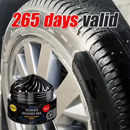 Car Tire And Plastic Parts Care Wax - Appearance