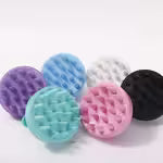 1pc Pink Hair Washing Brush Teeth Soft Deep Clean
