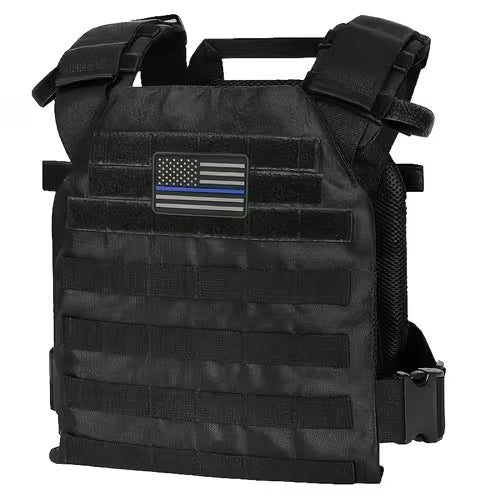 Outdoor Lightweight Vest with US Flag Patch And EVA