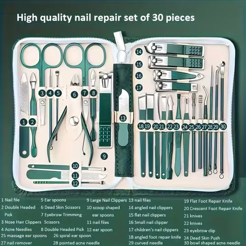 30pcs Stainless Steel Nail Clipper Set/Nail