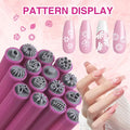 5pcs Professional Nail Stamp Pen & Stamping Plate Kit