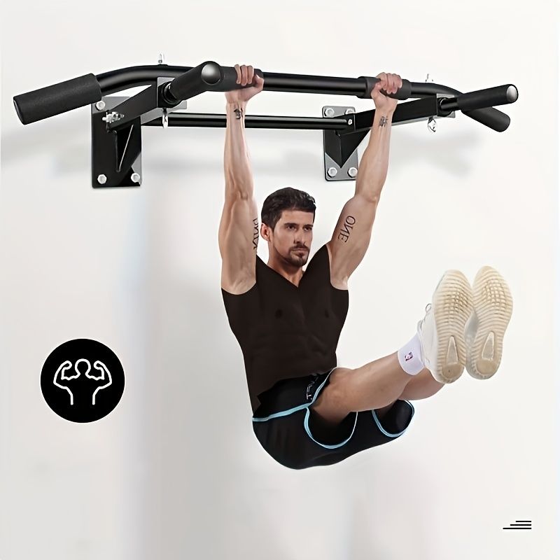 A Wall-Mounted Pull-Up Bar for Home Use