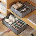 2-in-1 Foldable Fabric Storage Box with Lid & 13/17