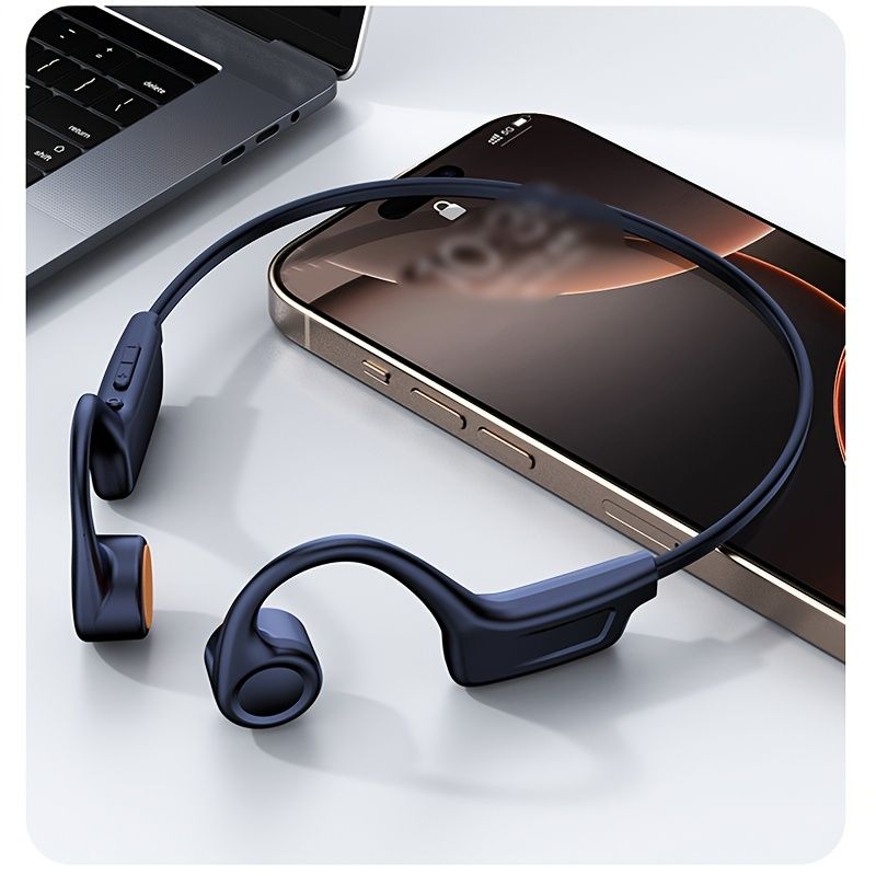Open-Ear Bone Conduction Sport Headphones with Mic
