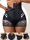 1pc Seamless High-Waist Panties with Buckle