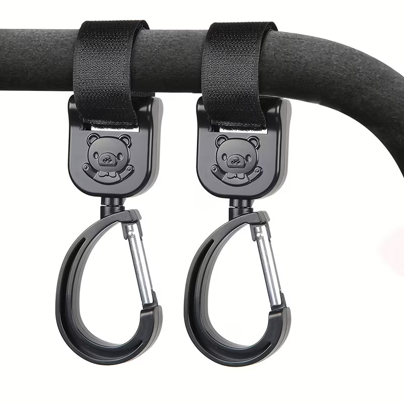 2pcs Metal Stroller Hook / Multi-functional Hole-free