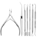 7pcs/Set Stainless Steel for Nail Cuticle Scissors Set
