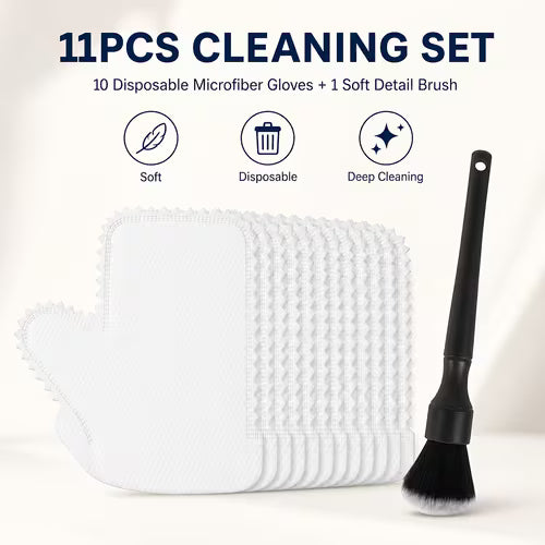 11pcs Car Interior Cleaning Set