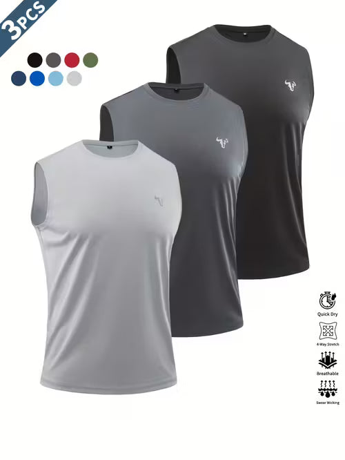Men's Sleeveless Athletic Vests