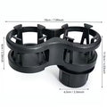 Car Dual Cup Holder Extension Adapter