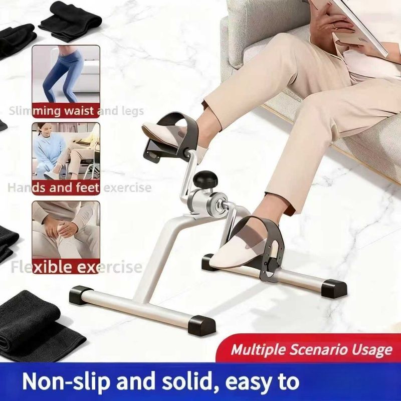 Upgraded Adjustable Folding Exercise Bike with Belt