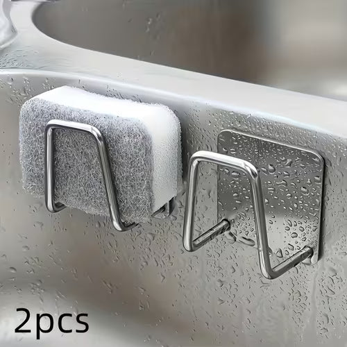 Adjustable Sink Sponge Holder for Two Pieces