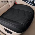 SEAMETAL Luxury Car Seat Cover Faux Leather Seat