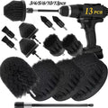 3/4/5/6/10/13pcs Black multi-purpose cleaning brush