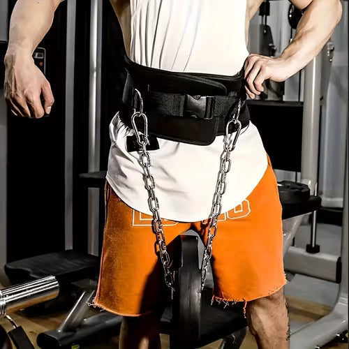 Multi-Functional Weighted Belt with Iron Chain