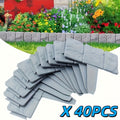 40pcs Set of Garden Landscape Boundary Fence