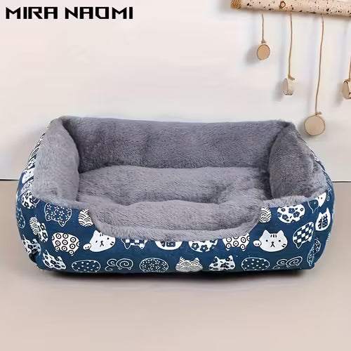 Ultra-Soft & Small Dog Bed Compatible for Paw Print