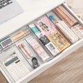 4/6/8pcs Acrylic Plastic Drawer Storage Set