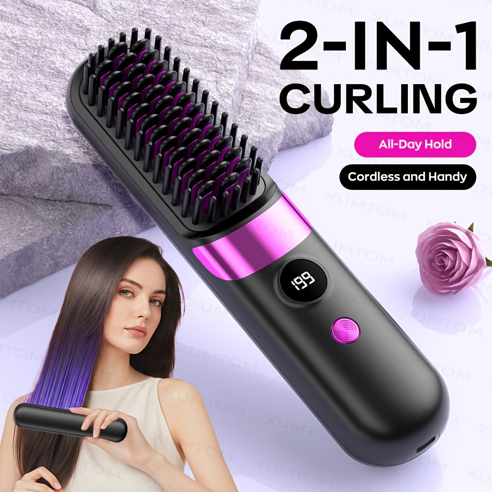 Multifunctional Hair Straightener Brush